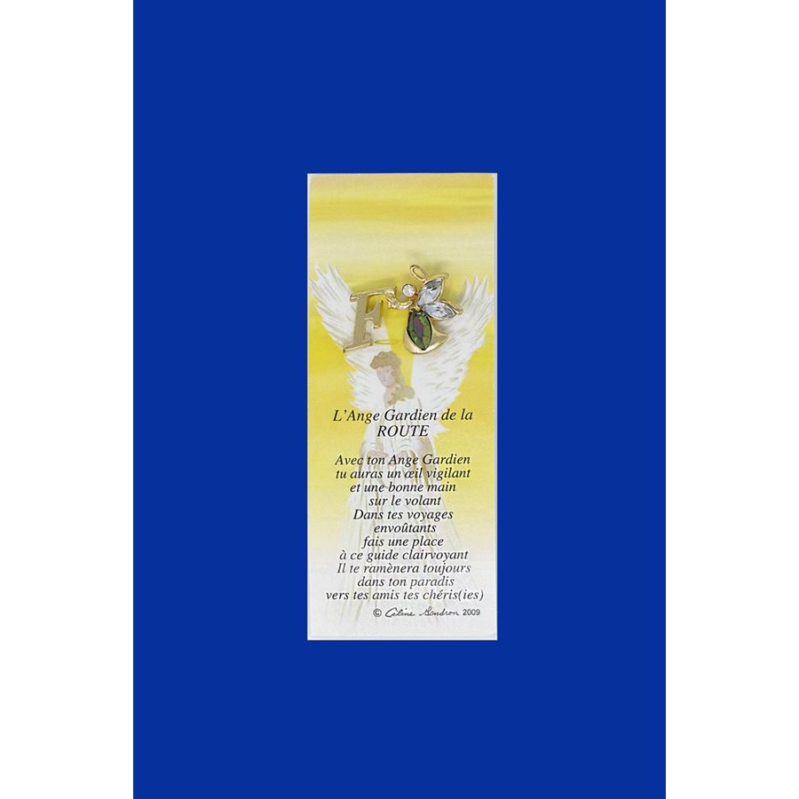 Lapel Pin Poem, Gardian Angel route, F, French / ea