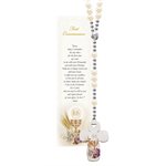 My First Communion rosary, elastic, English