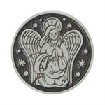 Jeton poche « Guardian Angel », étain, 3 cm, Anglais / un