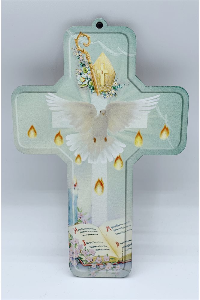 Croix en bois confirmation 12 x 18 cm Croix en bois confirmation 12 x 18 cm