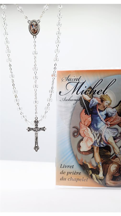 Livret rosaire, «Saint Michel», 16 p. + Chapelet incl., Fran