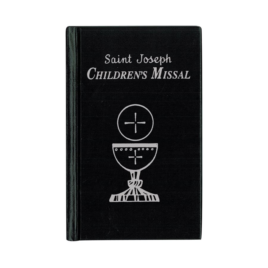 St Joseph Children's Missal, Black, 3¾" x 5¾", English