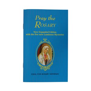 Livret «Pray The Rosary», 8,3 x 12,7 cm, Anglais