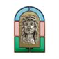 'Christ'' Silver-Finish Plaque, 2½" x 4"