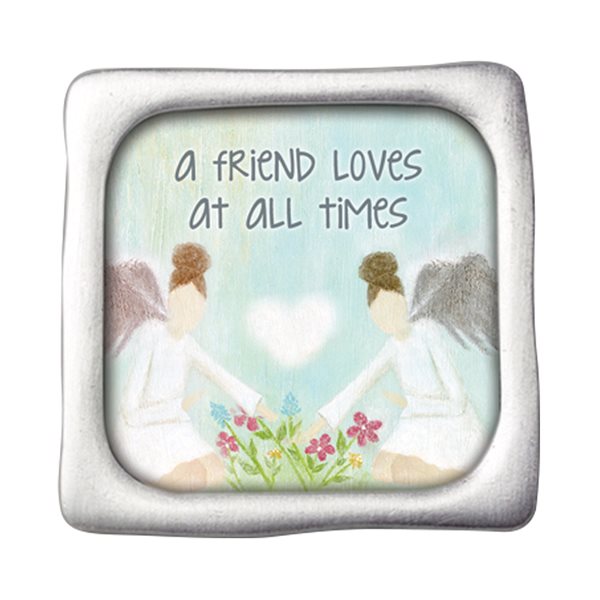 'Friend'' Inspirational Fridge Magnet, 1¾'', English