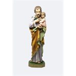 Statue de Saint Joseph avec Enfant 61 cm en résine