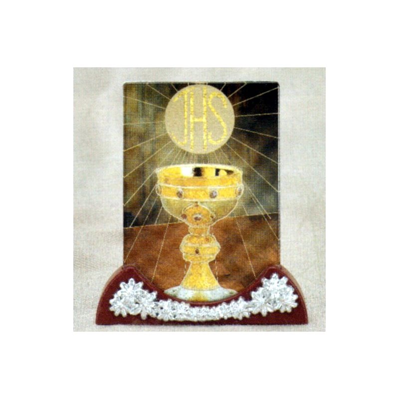 Cadre sur pied 1ère communion 4" (10 cm) Ht. Cadre sur pied 1ère communion 4" (10 cm) Ht.