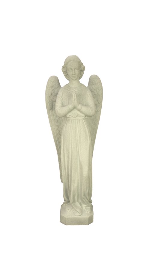 'Angel'' Standing Vinyl Statue, Granite Finish,24"