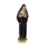 'St. Rita'' Coloured Plaster Statue, 8"