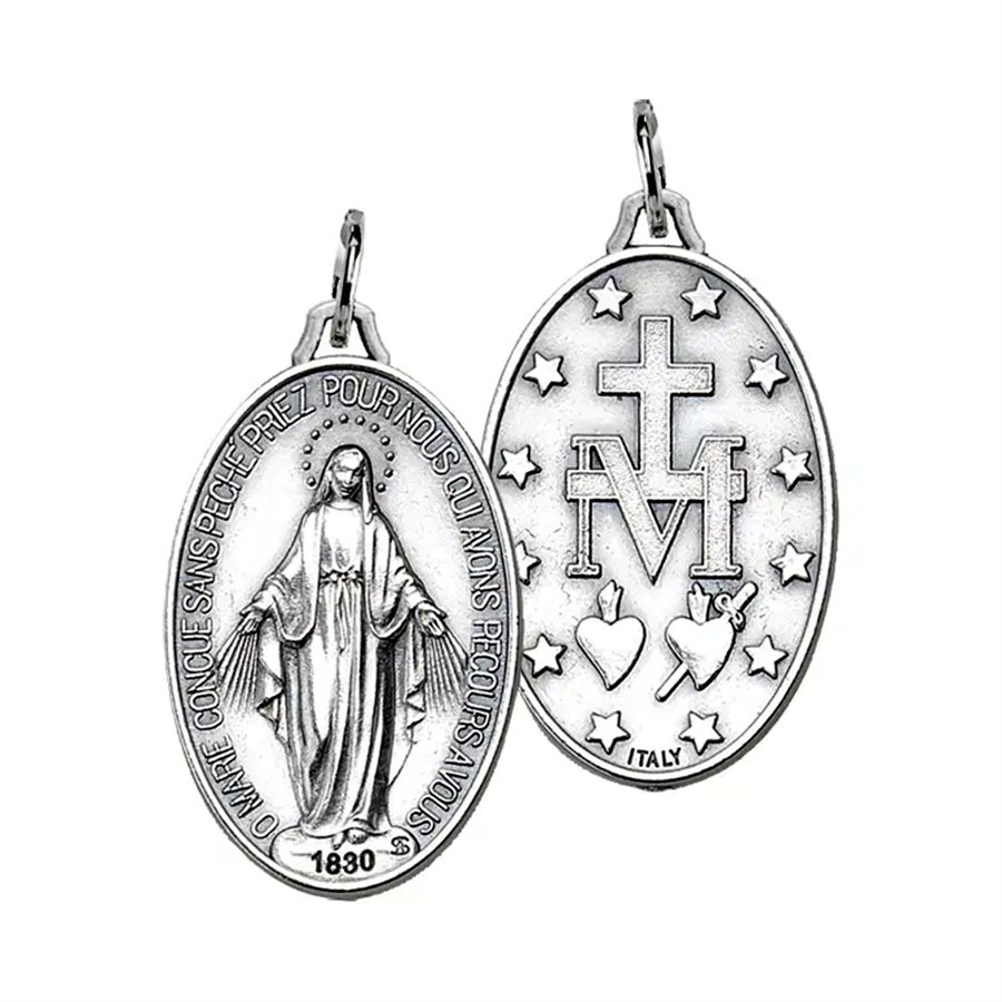 Miraculous Medal 1 1 / 2 inches (37mm), French
