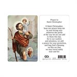 Image plast. & médaille, «St.Christopher»,  Anglais
