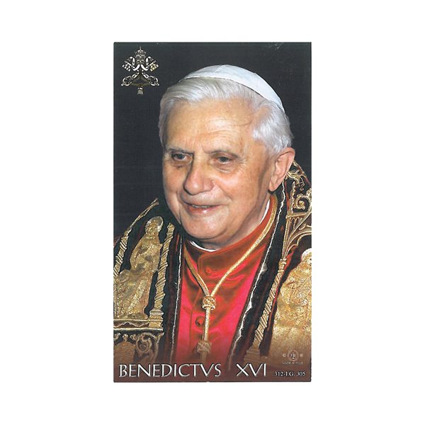 ''Benedict XVI'' Coloured Pictures, 2¼ x 4" / ea