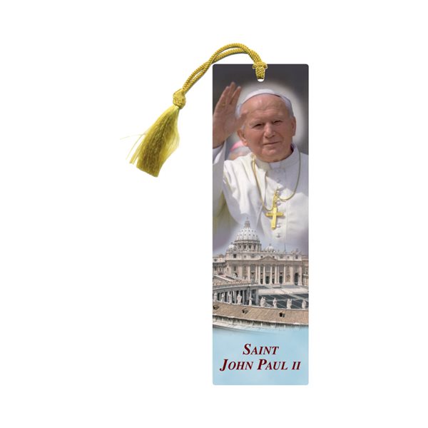 Signet « St. John Paul II », ruban, Anglais / un Signet « St. John Paul II », ruban, Anglais / un