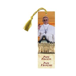 Signet « Pape François », ruban, Bilingue