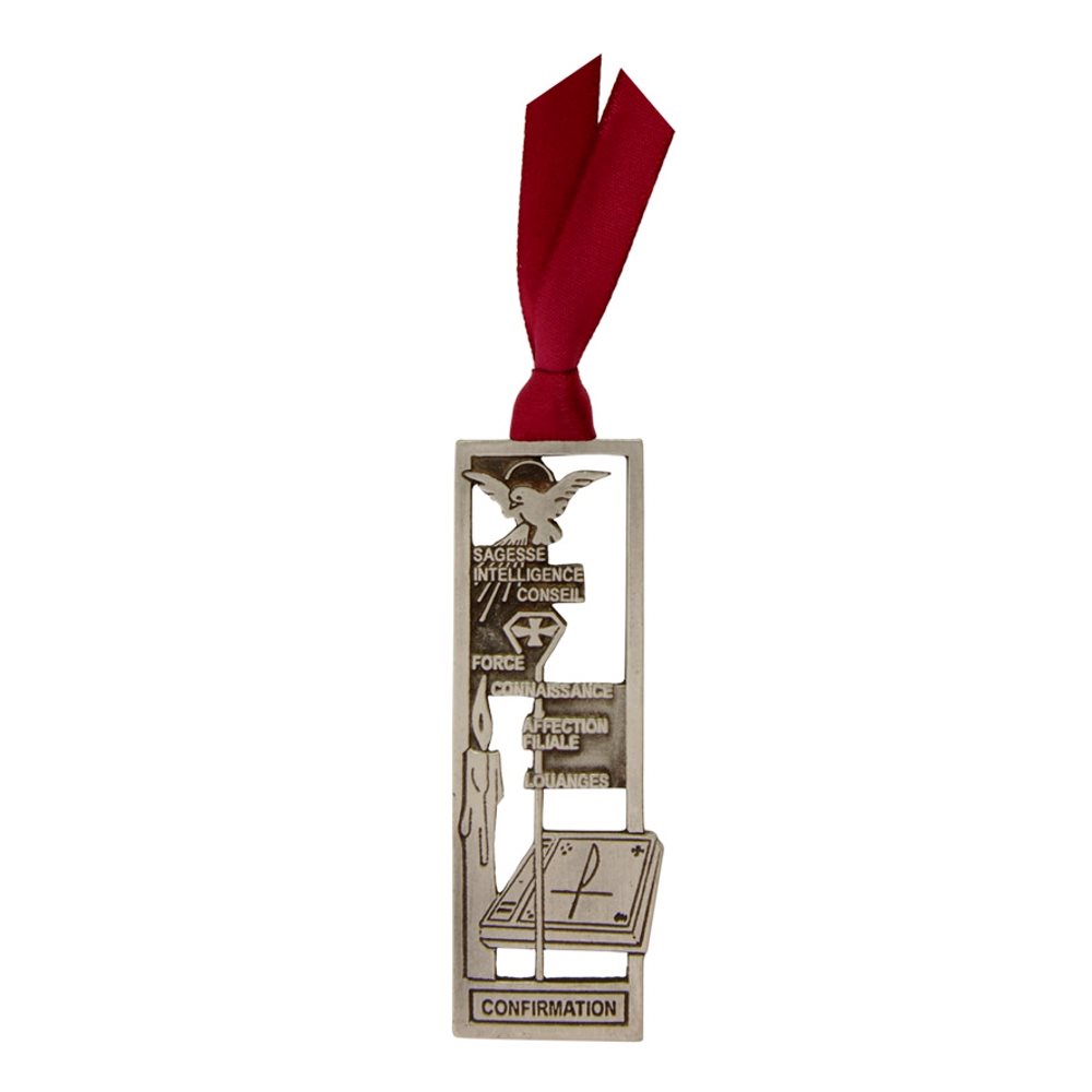 Pewter Confirmation Bookmark, 1" x 3¼", F