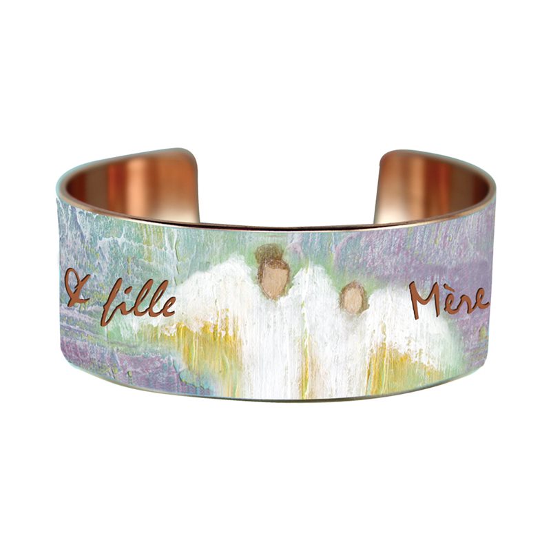 Bracelet de cuivre ''Mère et fille'', Français Bracelet de cuivre ''Mère et fille'', Français