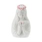 Veilleuse électrique, buste Vierge, porcelaine, mat, 13 cm