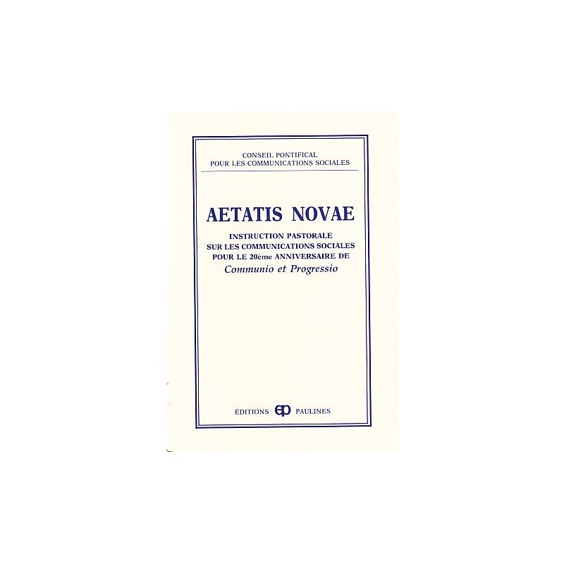 Aetatis Novae Aetatis Novae