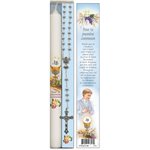 First Communion, rosary and Candle Gift Set, Boy, F