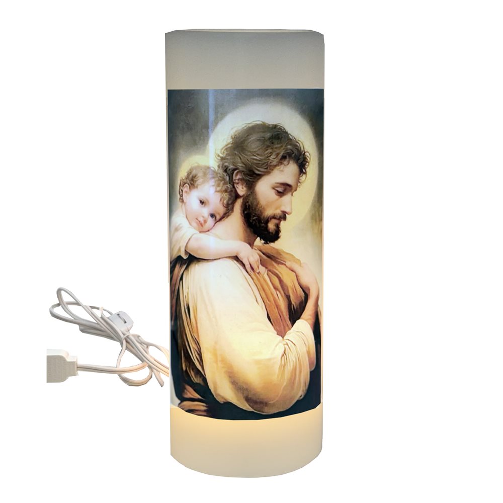 Veilleuse électrique Saint Joseph, 3'' x 8'', 120 v Veilleuse électrique Saint Joseph, 3'' x 8'', 120 v