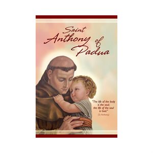 Livret «St. Anthony», prière, 8,6 x 12,7 cm, Anglais