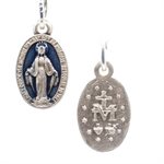 Silver-Finish Miraculous Wrist Watch Medal