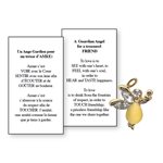 Lapel Pin Poem, Gardian Angel treasured friend, English