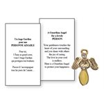Lapel Pin Poem, Gardian Angel. person, lovely, English