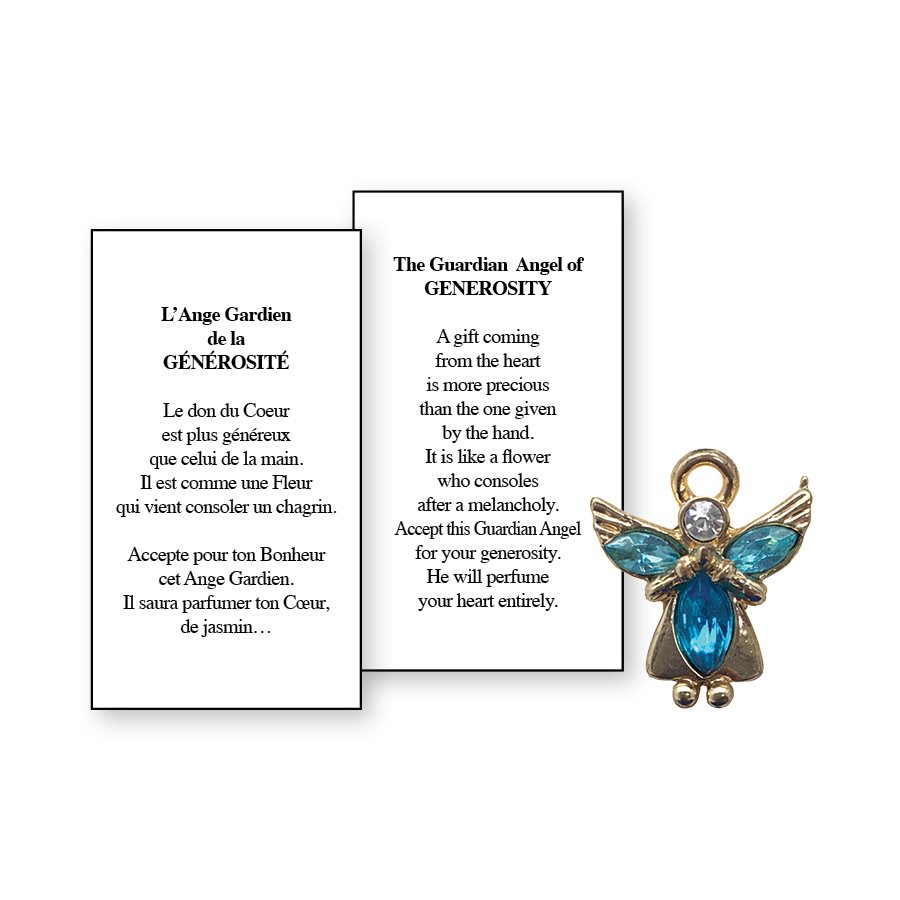 Lapel Pin Poem, Gardian Angel. Generosity, English