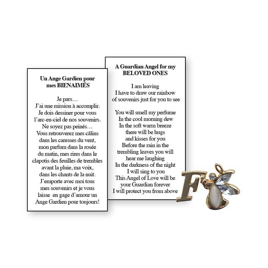 Lapel Pin Poem, Funeral Angel. Beloved Ones, A, English