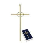 Wedding cross Brass, 8" (20 cm)