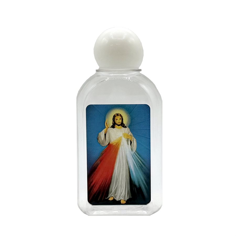 Holy Water Bottle, Divine Mercy, 1 3 / 4'' x 3 1 / 2''