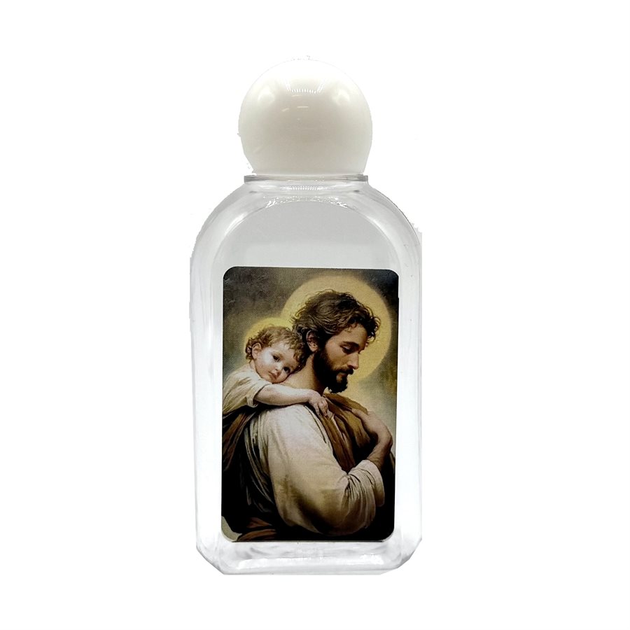 Holy Water Bottle, Saint Joseph, 1 3 / 4'' x 3 1 / 2''