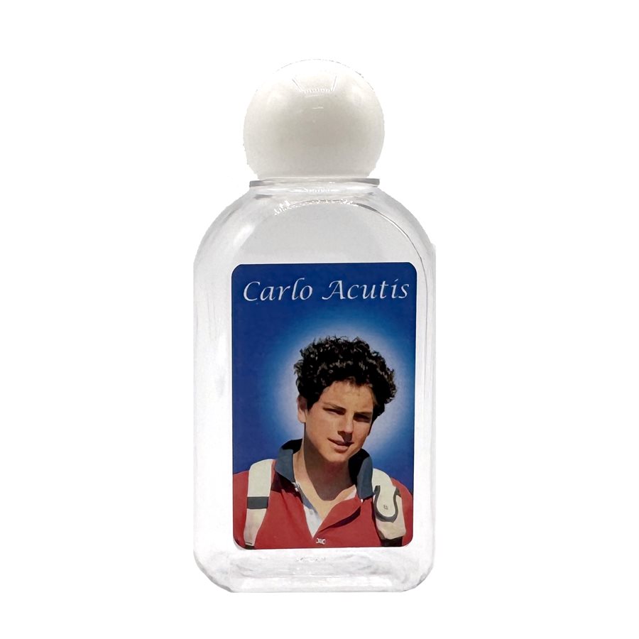 Holy Water Bottle, Carlo Acutis 1 3 / 4'' x 3 1 / 2''