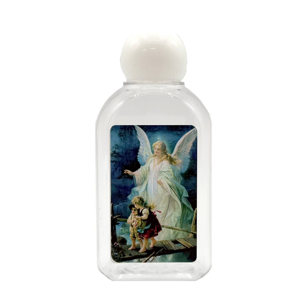Bouteille eau bénite Ange Guardien, 4,5 cm x 9 cm Bouteille eau bénite Ange Guardien, 4,5 cm x 9 cm