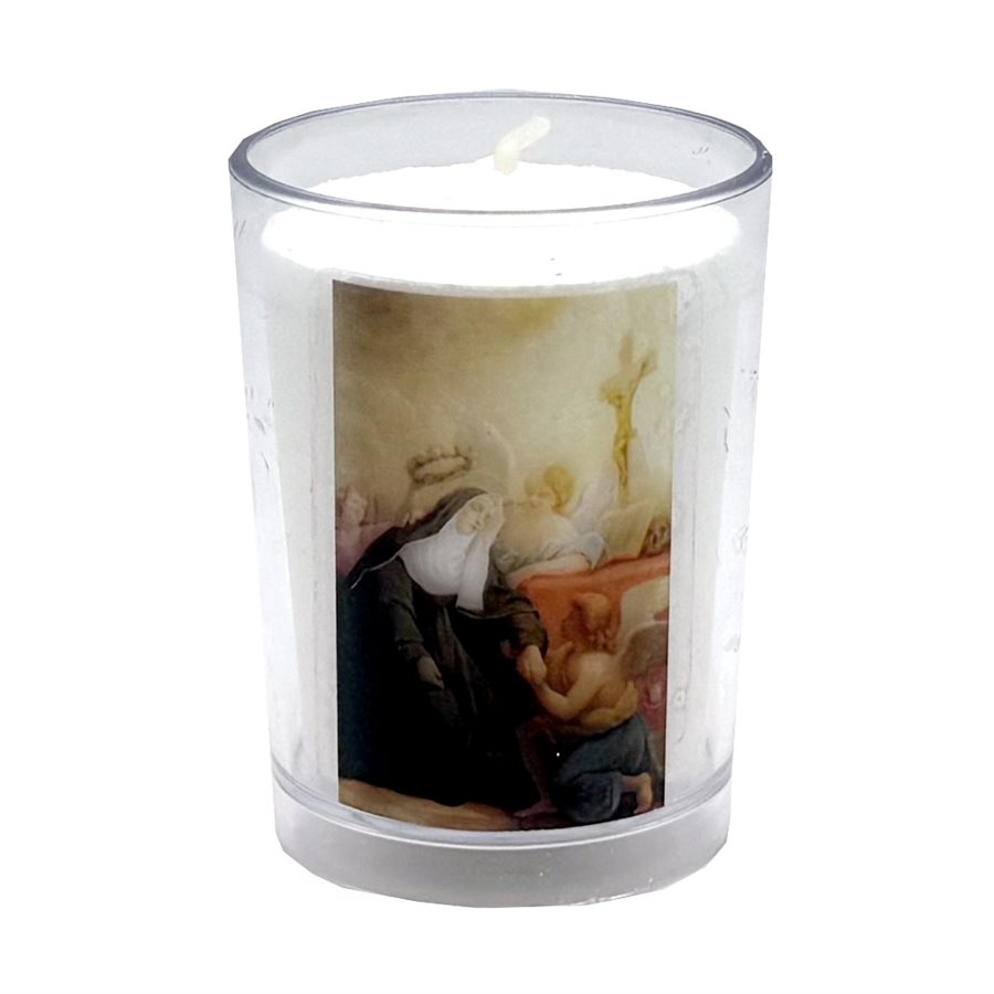 Saint Rita 18 Hours Votive Candles, 2½"