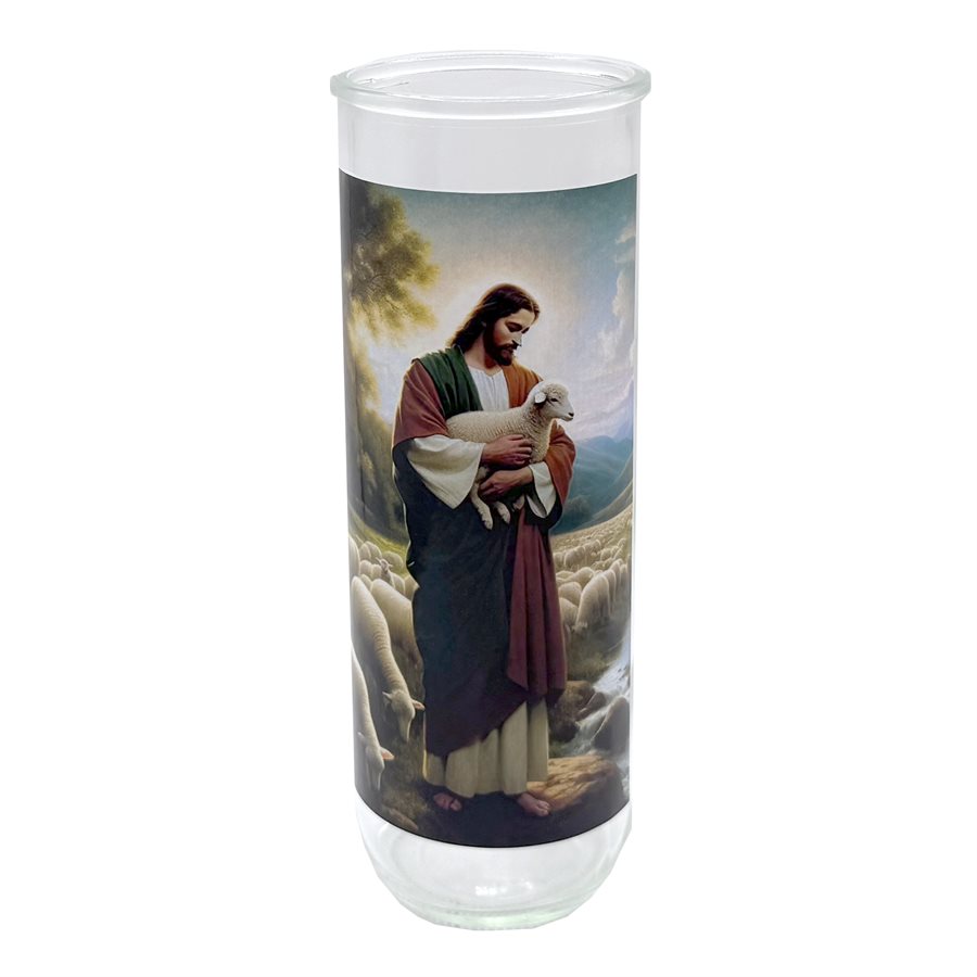 Good Shepherd Glass Nova Candle Holders, 3 x 8¼" / un